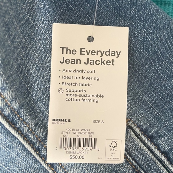 Women's Sonoma Goods For Life Denim Jacket - Picture 2 of 3